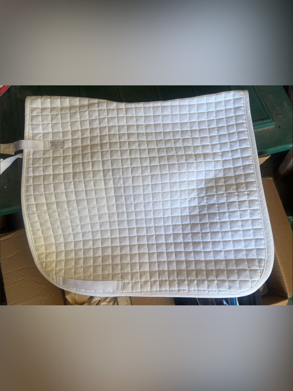 Brand new dressage white Schleese Saddle Pad